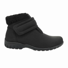 Propet Dani Strap Winter Ankle Boot (Women) - Black Stylish Design