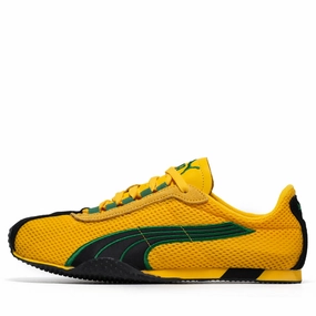 Puma H-Street - Yellow Sizzle/Archive Green Durable Comfort Shoes Casual Everyday Footwear