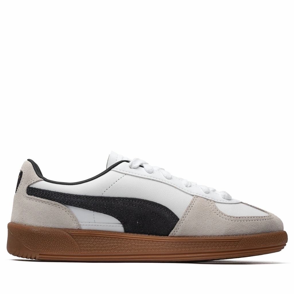 Happy Walk Urban Stride Puma Palermo Leather - White/Vapor Grey