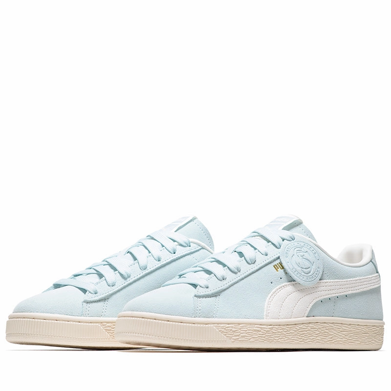 Sole Clear Relaxed Energy Puma Suede Charles F. Stead II - Green Glimmer/White