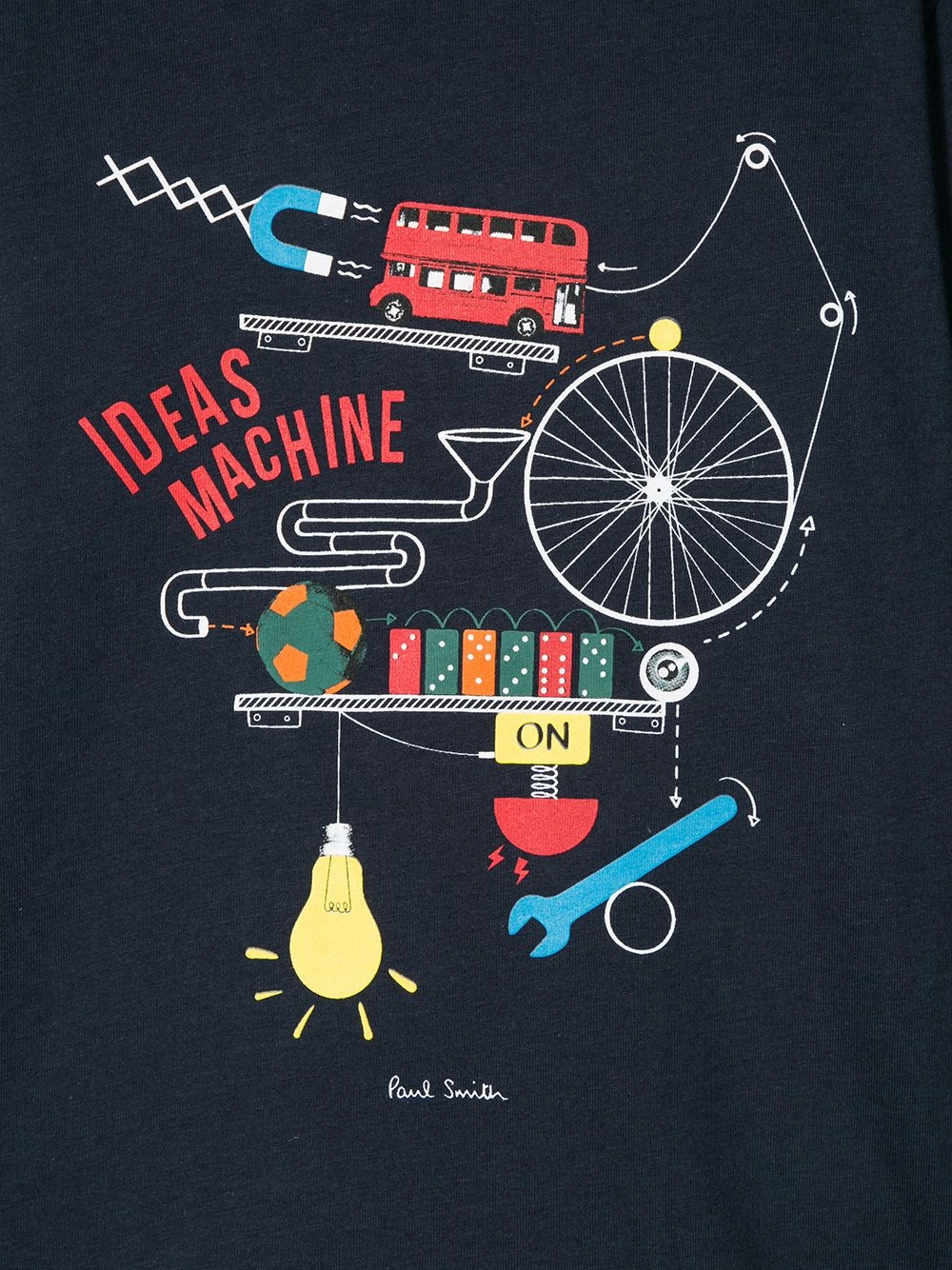 Bowed Paul Smith Kids Tee Shirt - Blueberry