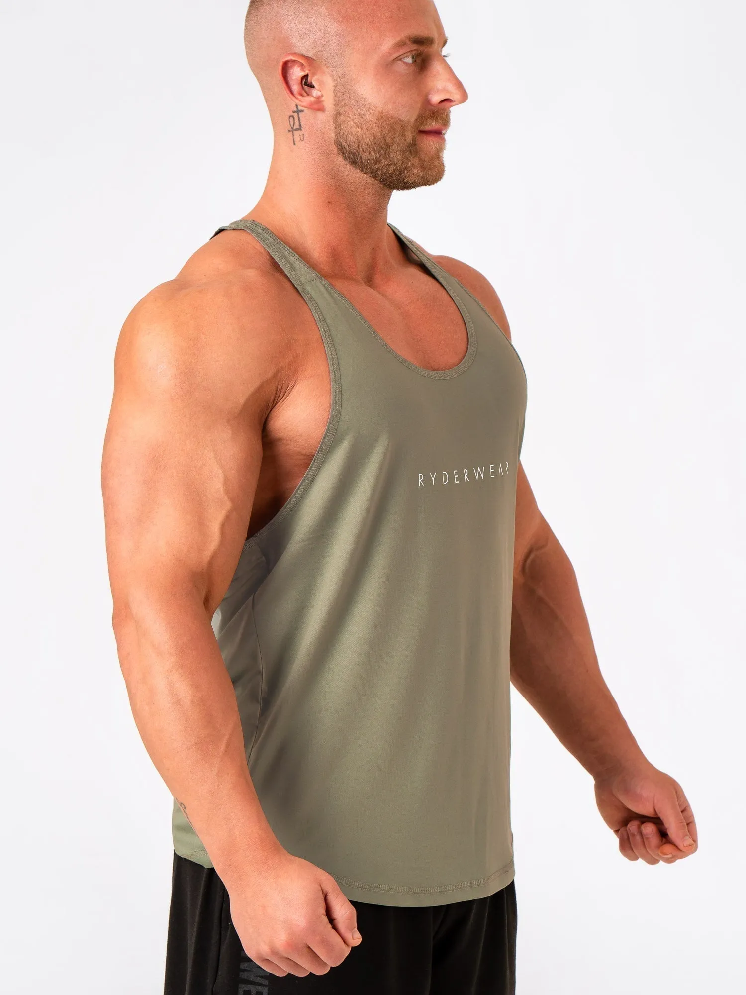 Breathable fabric Lightweight Performance Ryder T-Back - Sage