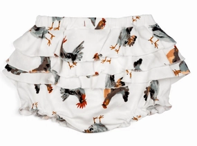 Milkbarn 25099 Ruffle Bloomer in Chicken stain - resistant Convenient