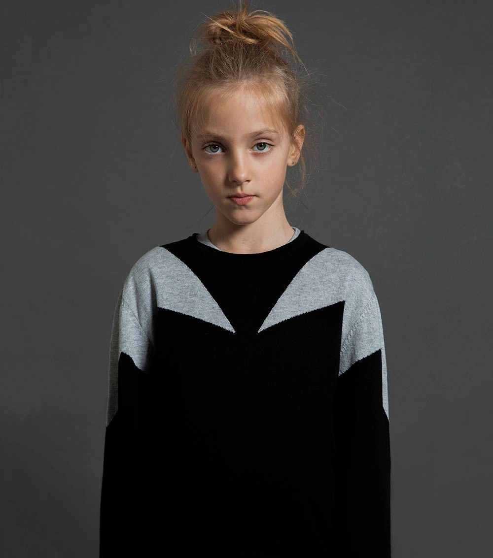 Nununu Kids LIGHT STAR Knit Sweaters - Black Party - Wear