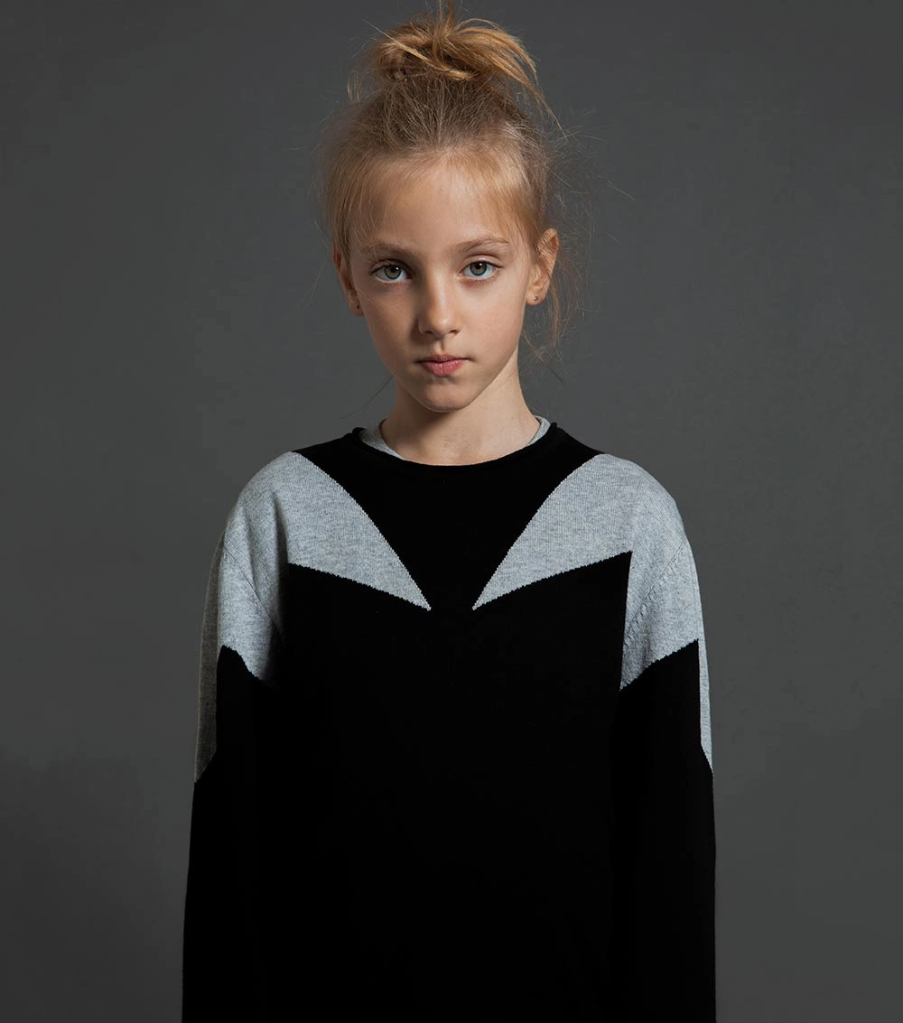 Nununu Kids LIGHT STAR Knit Sweaters - Black Lively