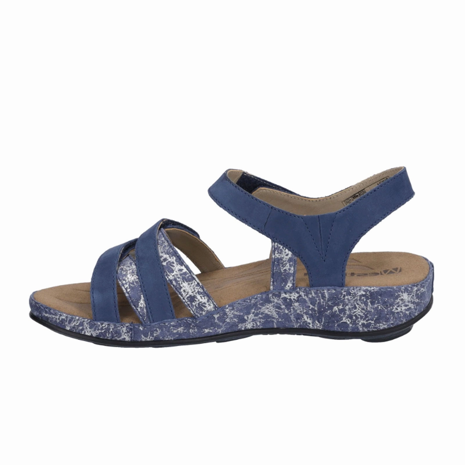 Breathable Material Soft Interior Romika Fidschi 74 Backstrap Sandal (Women) - Ocean