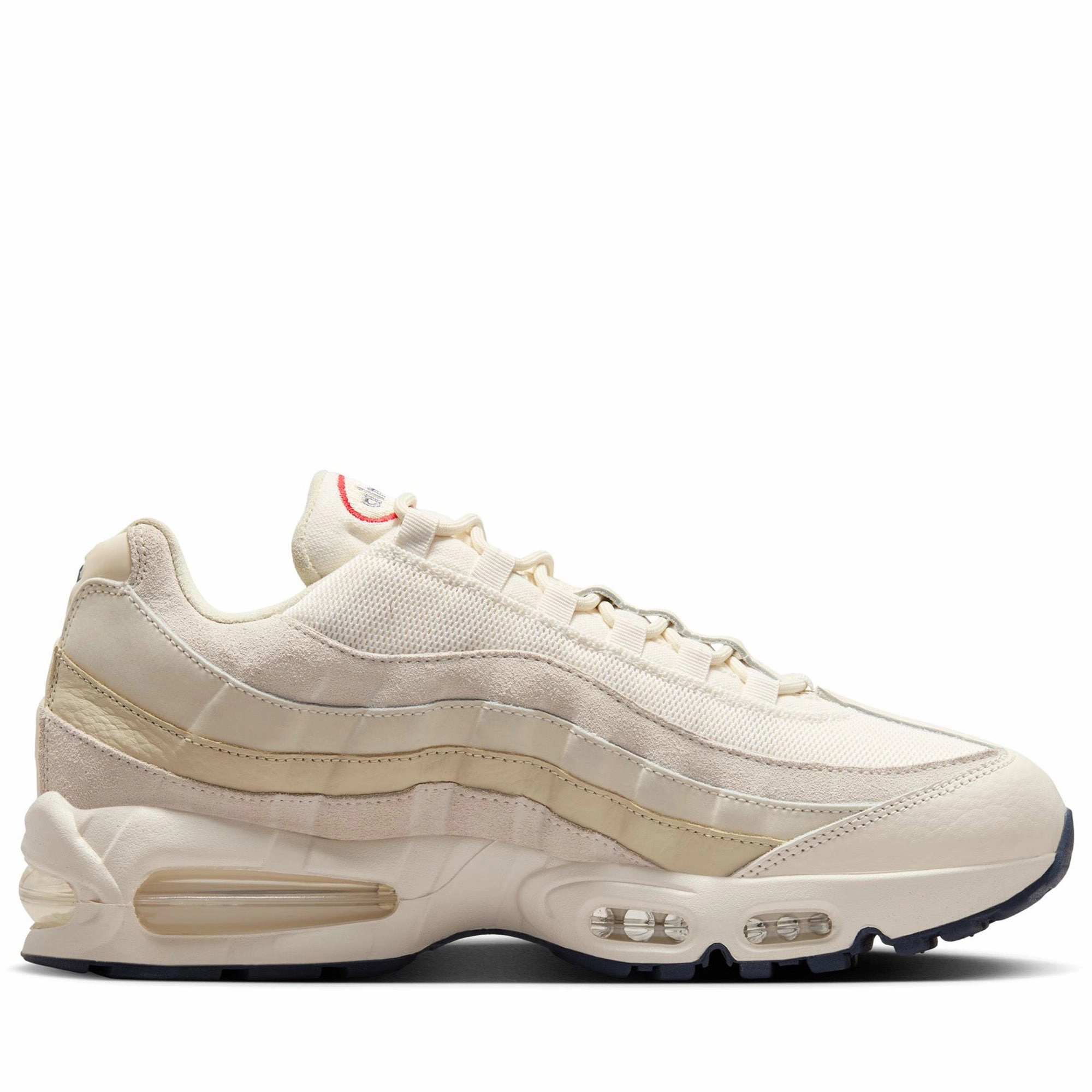 Nike Air Max 95 OG Premium - Pale Ivory/University Red Even Path