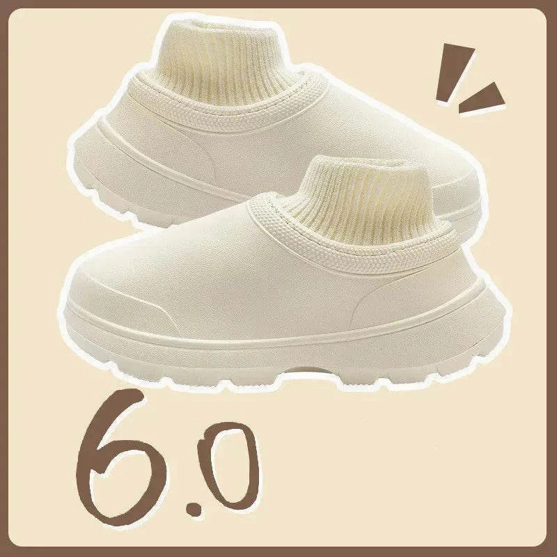 Cold Weather Footwear Snow Winter Trekking Gear Winter Women's Fashionable Waterproof Cotton Slippers