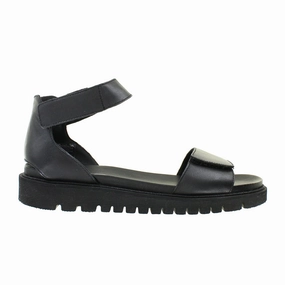 Ara Kasandra Backstrap Sandal (Women) - Black Quick Comfort Slides Cozy Foot Step