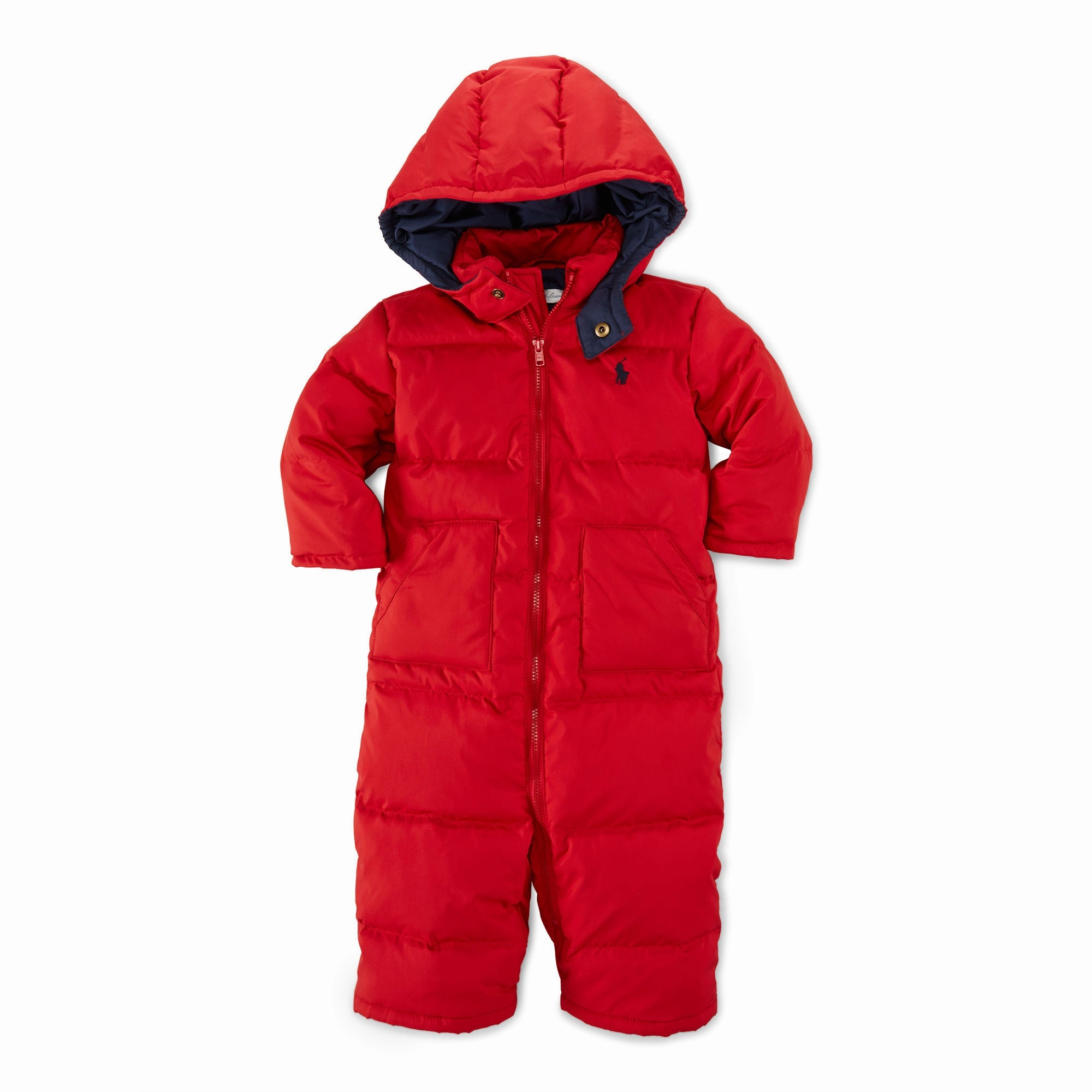 Princess dresses for children Ralph Lauren Hooded Down Snowsuit Camden Red