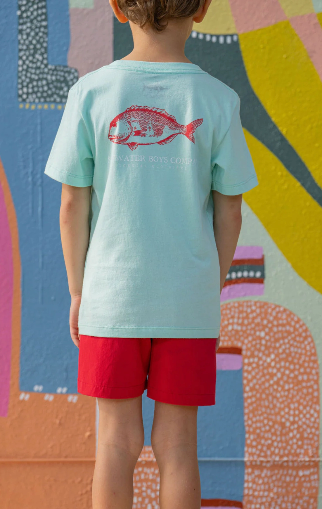 Red Topsail Performance Short Wool Sequined kids' outfits