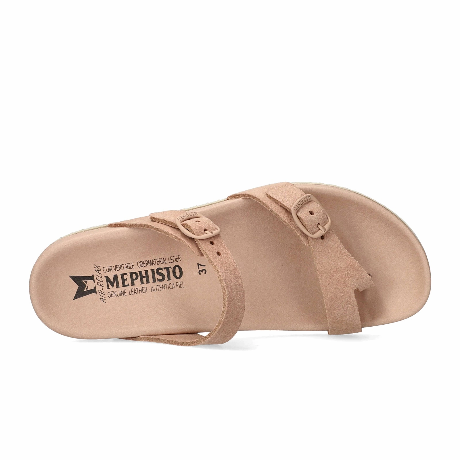 Elastic laces Comfort Lock Mephisto Kristal Sandal (Women) - Old Pink Sandvel