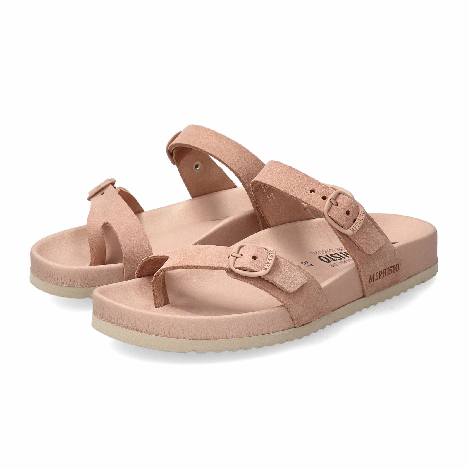 Thermal Regulation Layer Comfortable Insole Mephisto Kristal Sandal (Women) - Old Pink Sandvel