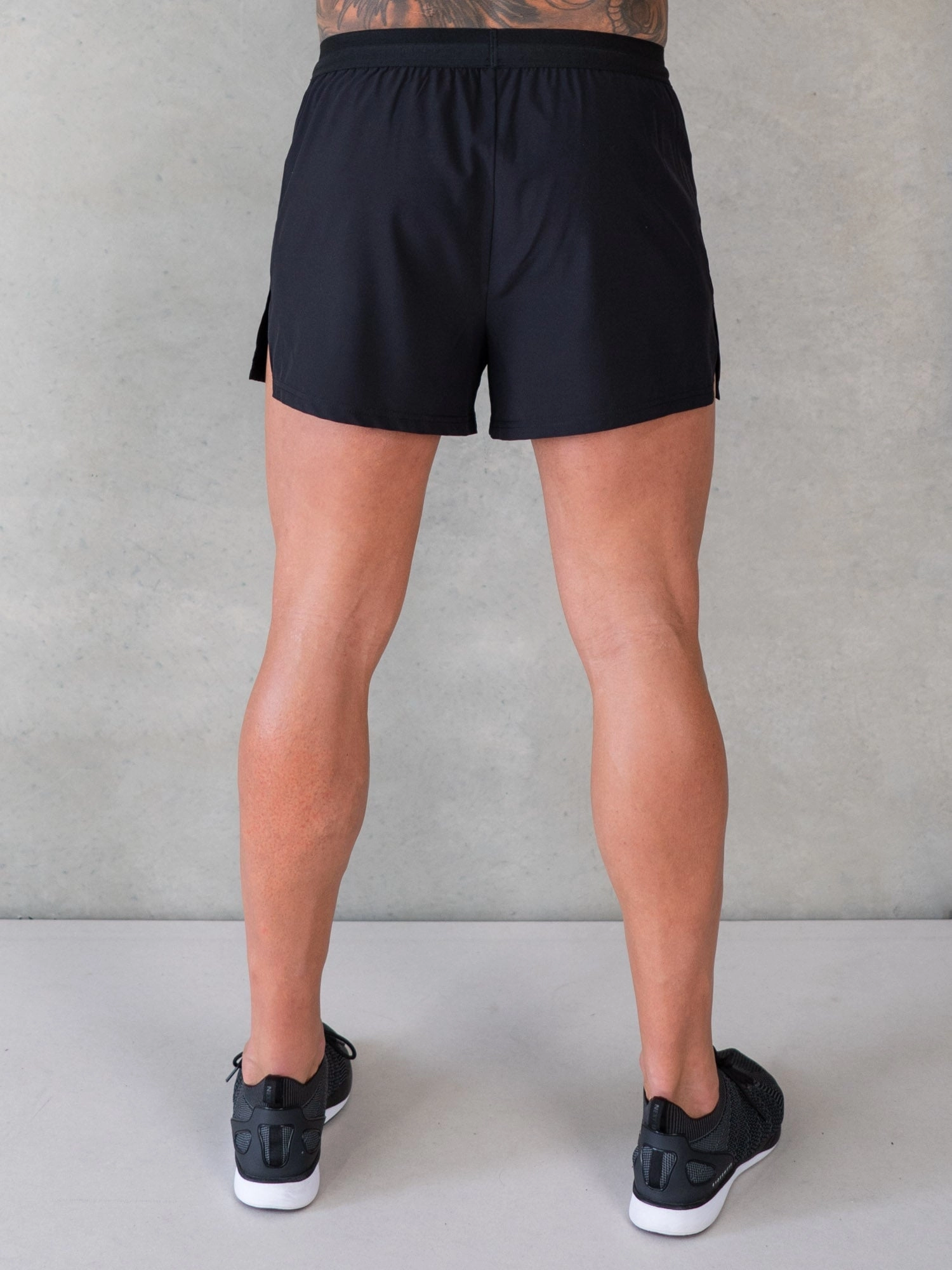 3" Training Shorts - Black QuickAdjustStraps Smooth Fit