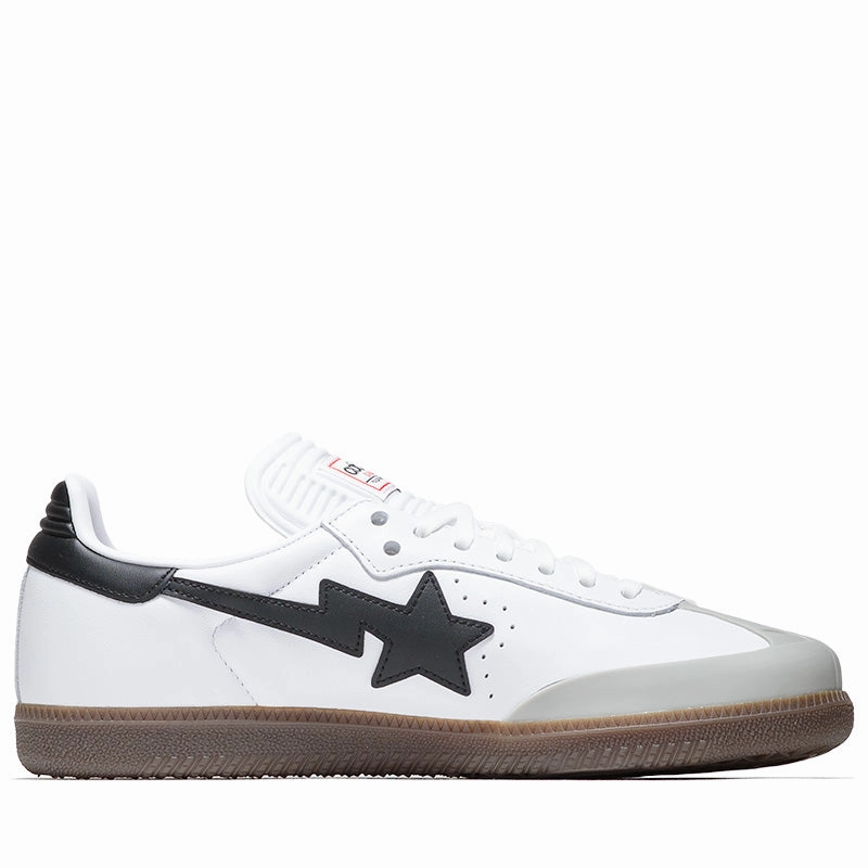 A Bathing Ape x Adidas Samba - Cloud White/Core Black Local Taste Daily Firm