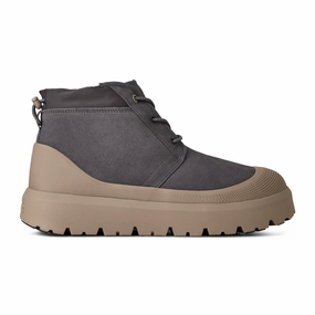 Firm Step Waterproof Option UGG? Neumel Weather Hybrid (Men) - Obsidian/Cobble Grey