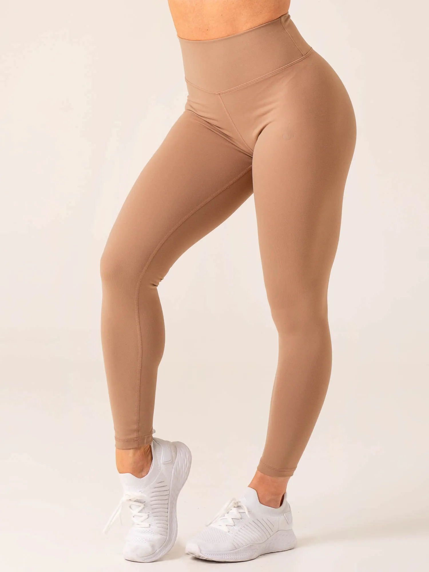 Unstoppable High Waisted Scrunch Leggings - Mocha Squat Proof Summer Wear Comfortable Stretch Fit