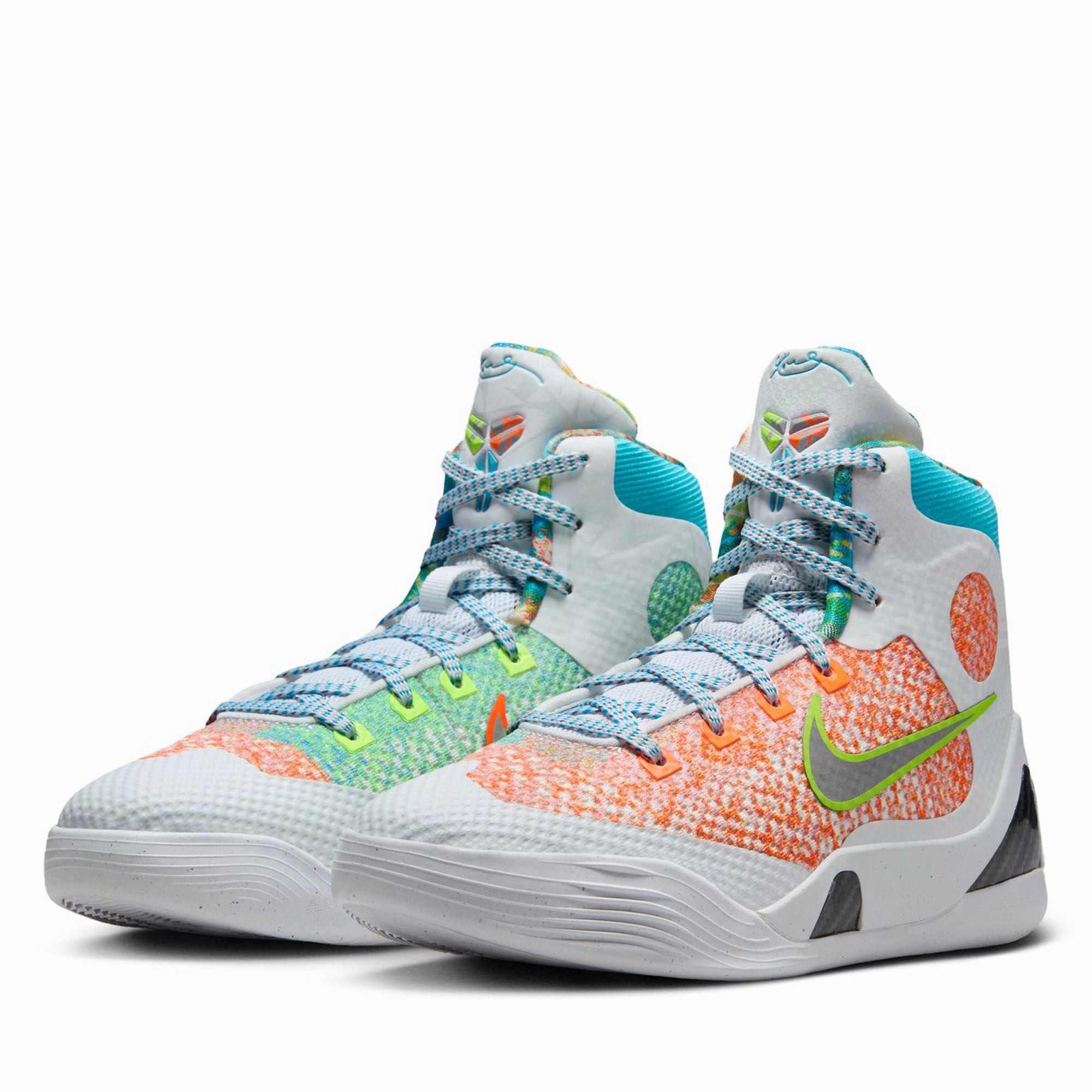 Nike Kobe IX 'What The' (GS) - White/Chlorine Blue Toe Smooth Hill Lane
