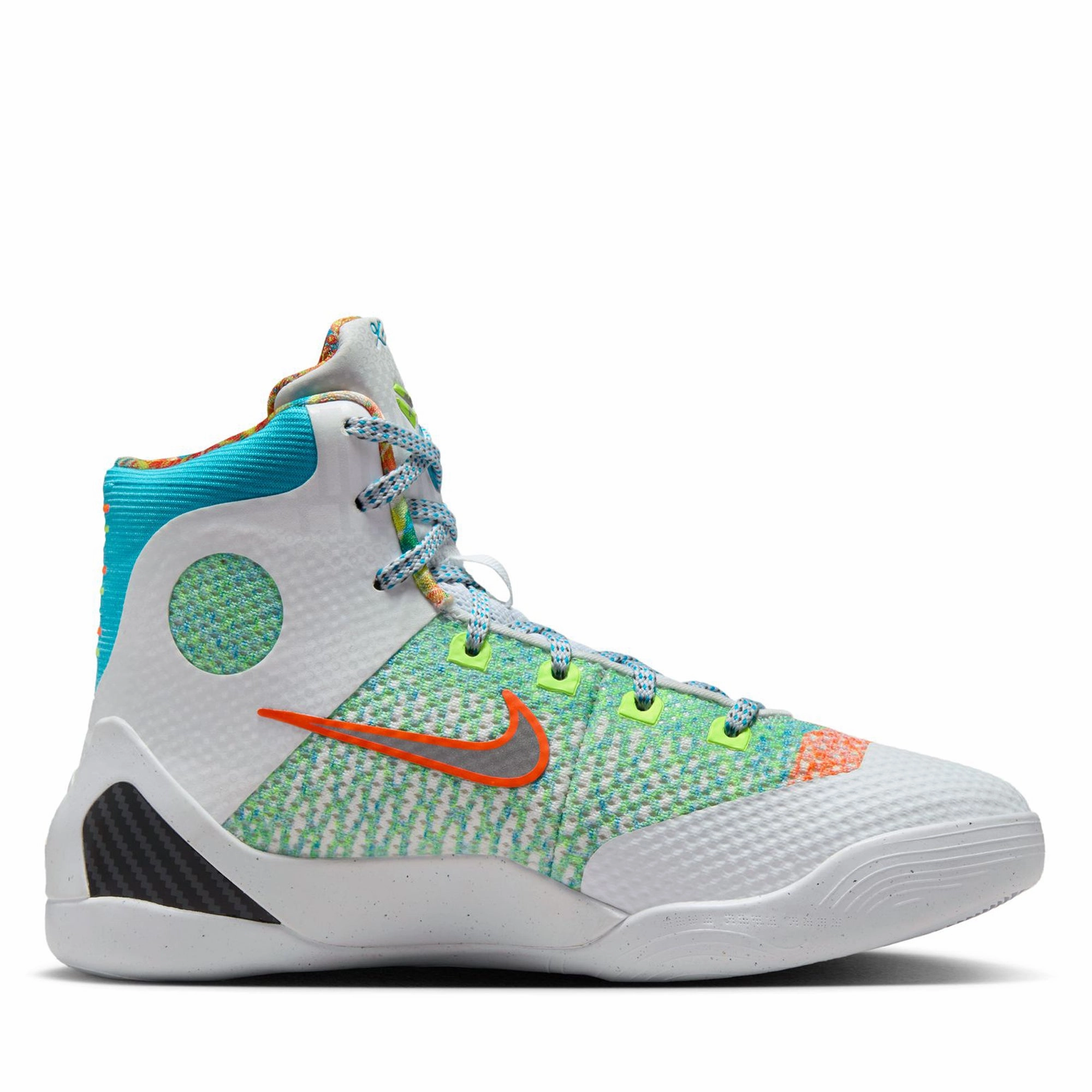 Goodyear Welted Elegant Walk Nike Kobe IX 'What The' (GS) - White/Chlorine Blue