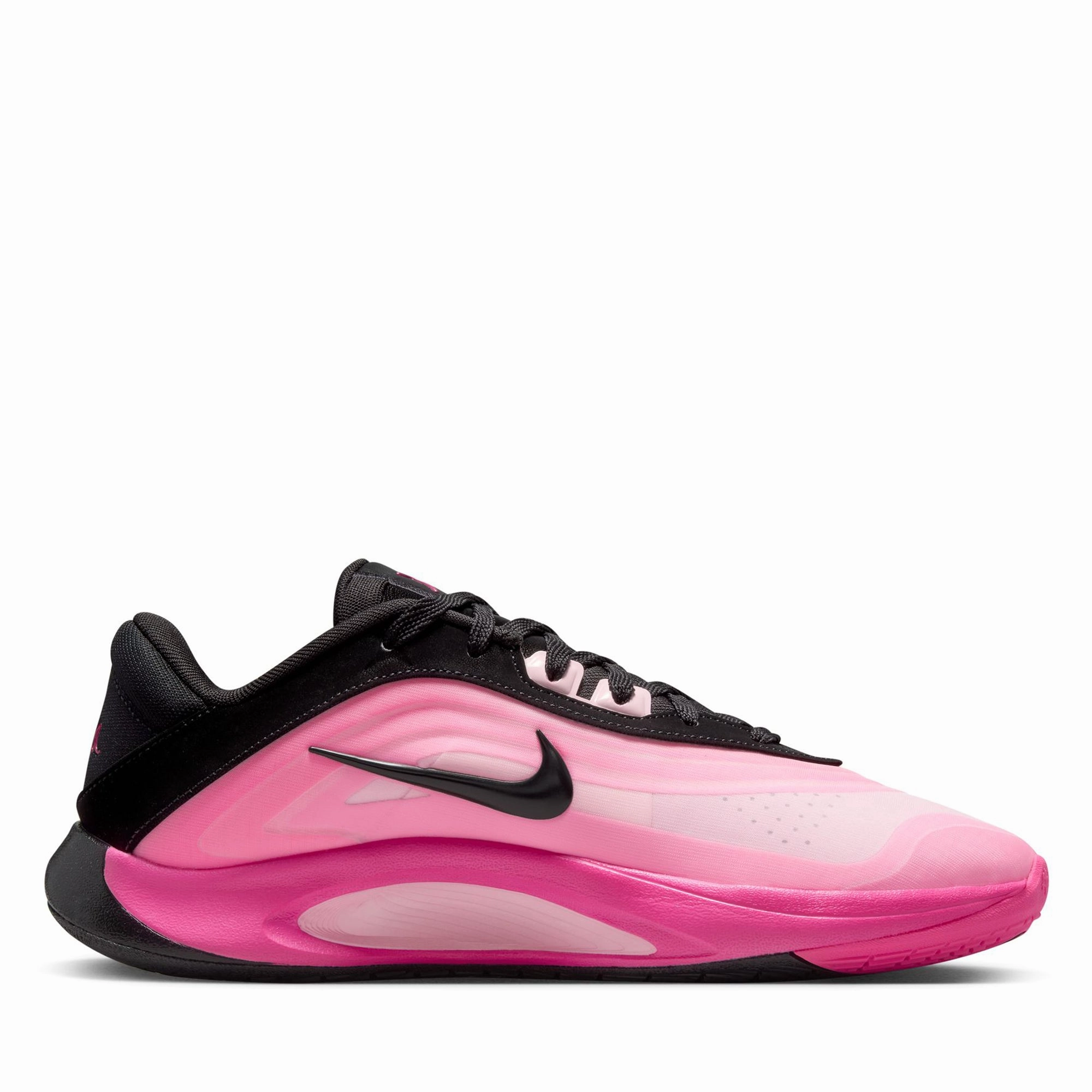 Stylish Slip-on Shoes Elegant Flat Women's Nike A'One - Black/Hyper Pink