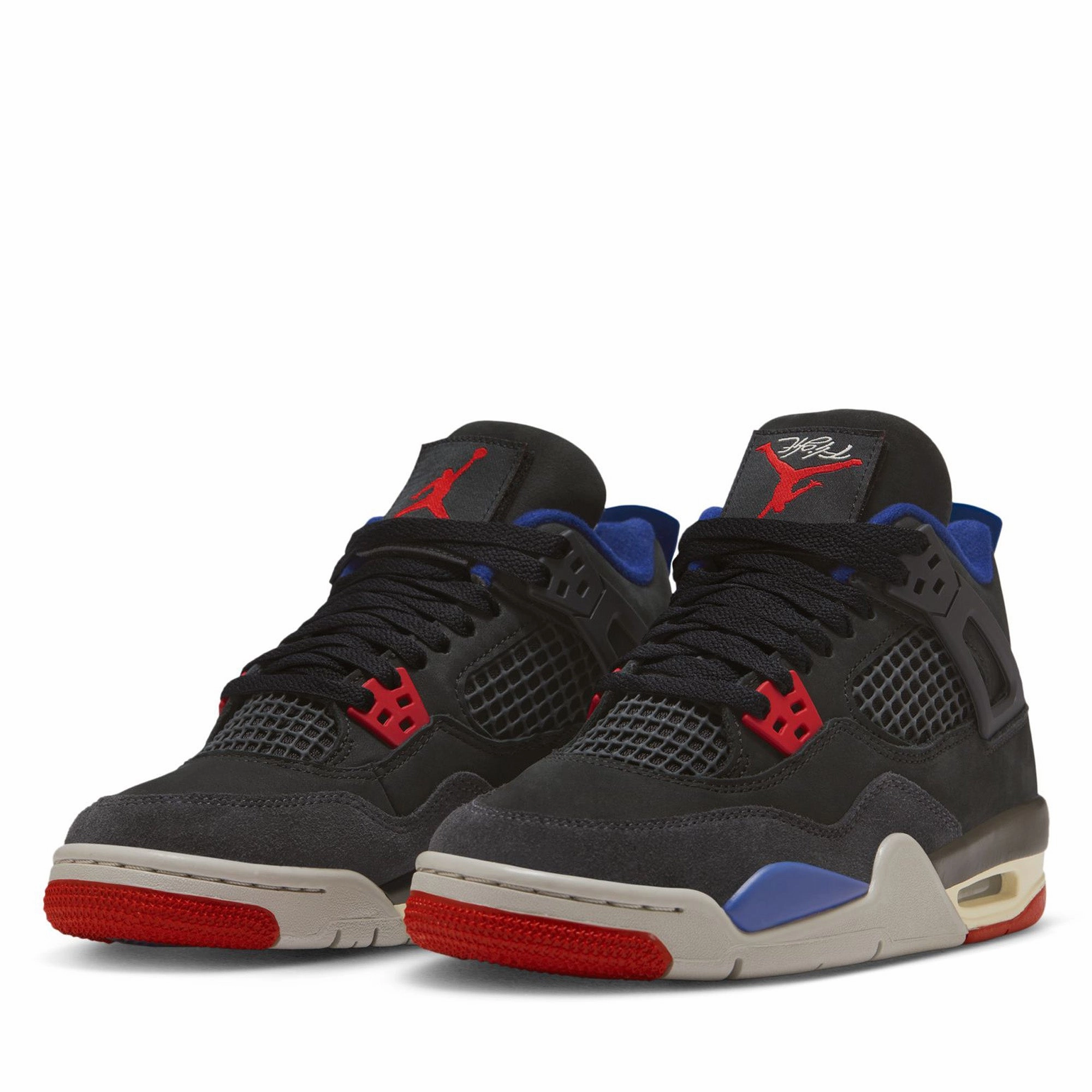 Versatile Fit Air Jordan 4 Retro OG 'Rare Air' (GS) - Black/Fire Red