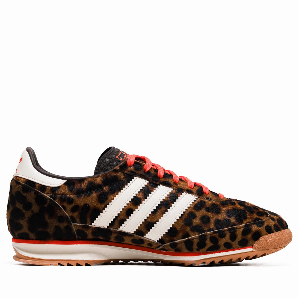 Women's Adidas SL 72 OG - Dark Brown/Off White Workday Comfort Hand-Burnished
