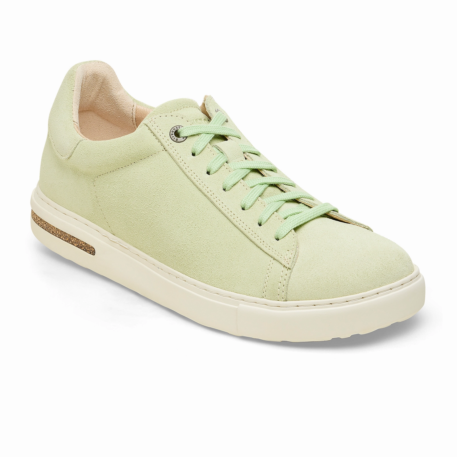 Soft Fit Shoes Birkenstock Bend Narrow Sneaker (Women) - Faded Lime Suede