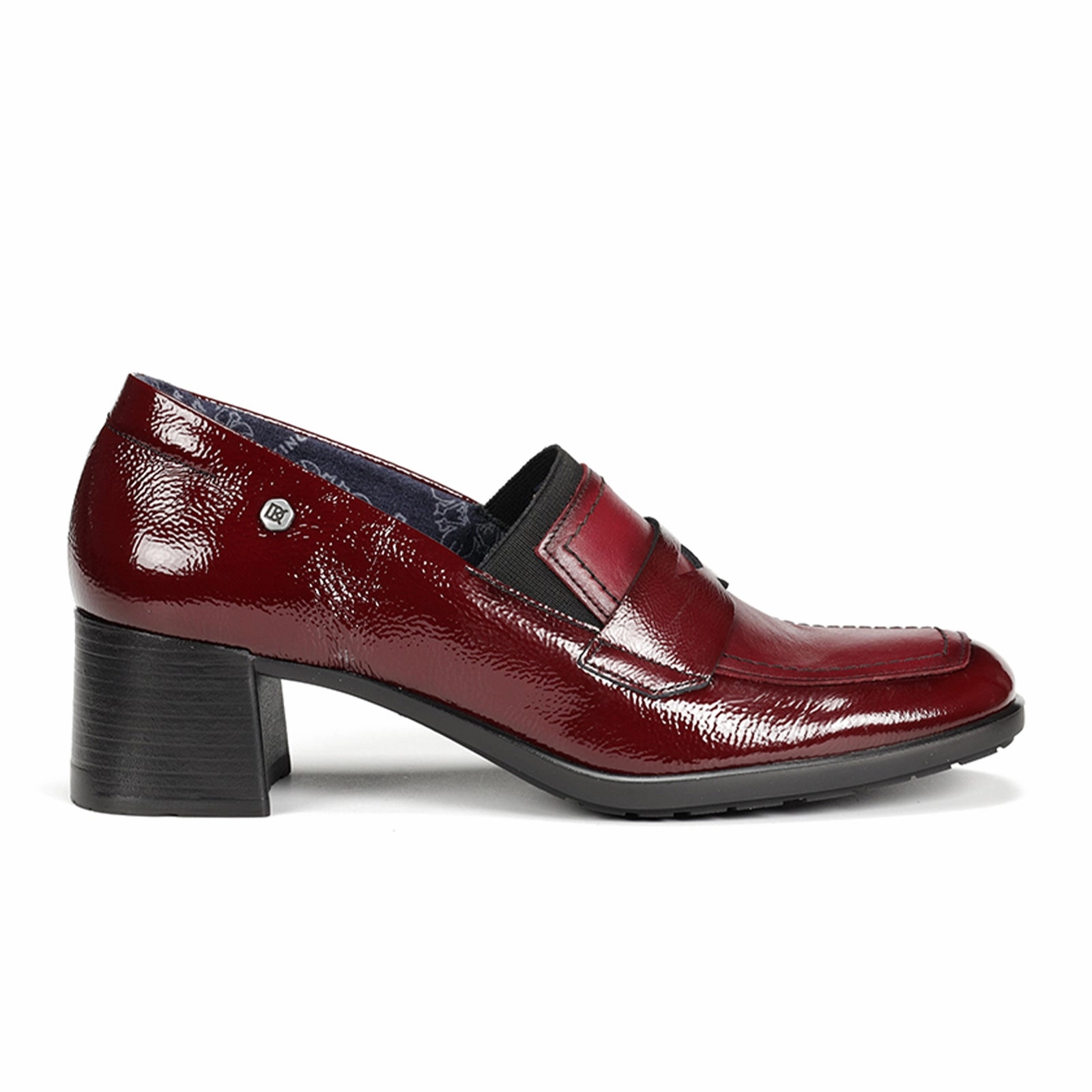 Relaxed Walking Shoes Casual Elegance Dorking Ikia D9205 Heeled Loafer (Women) - Naplak/Sugar Opera/Picota