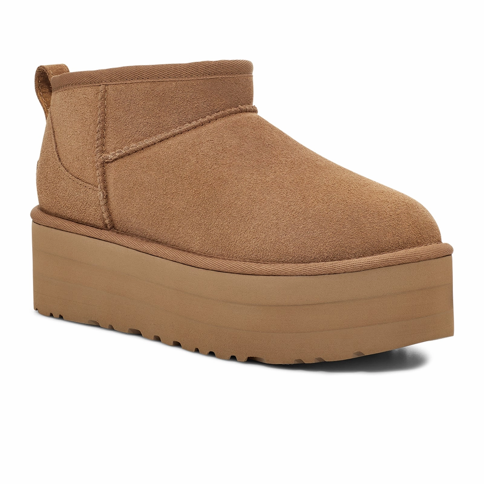 Perfect Fit Low Heel UGG? Classic Ultra Mini Platform (Women) - Chestnut