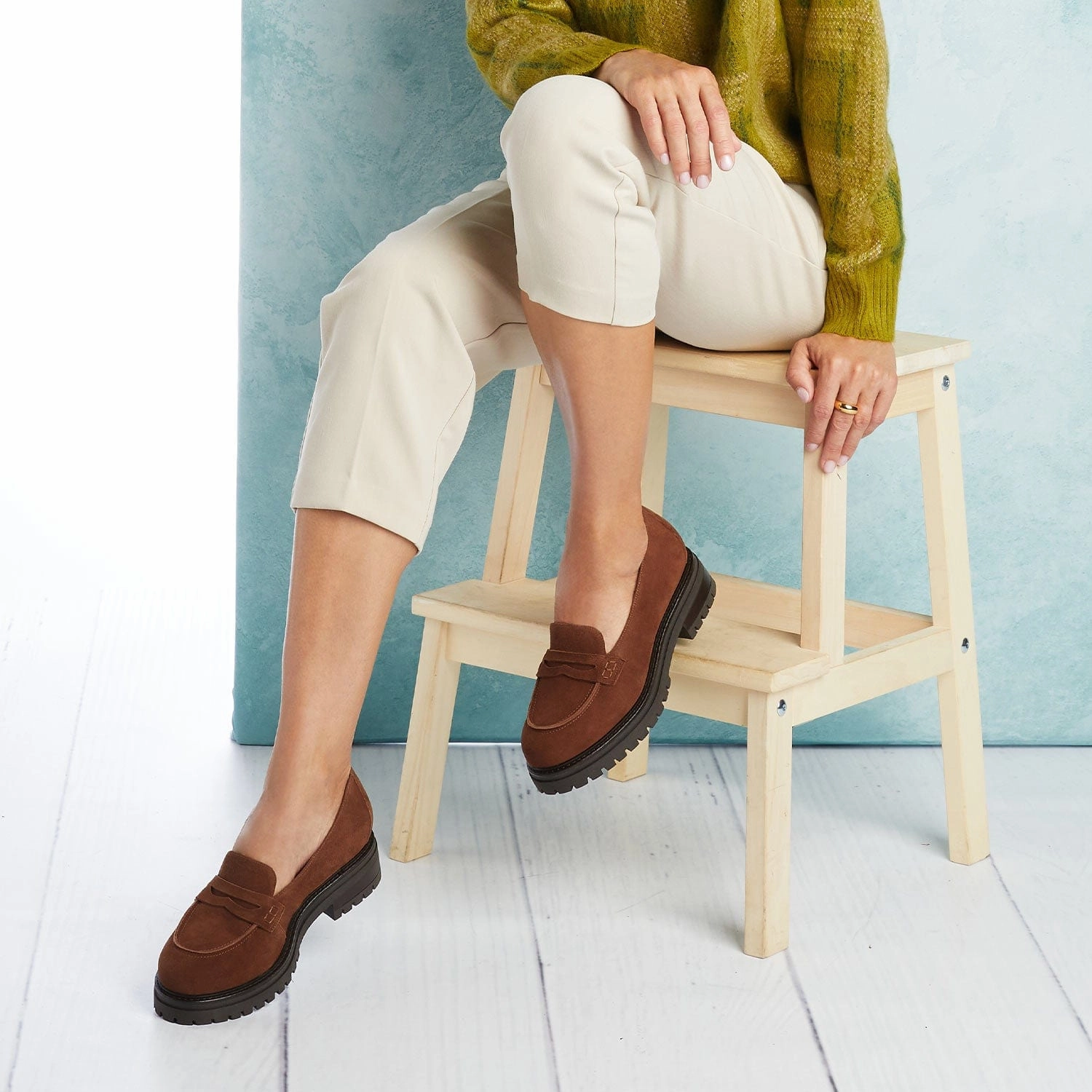 Sleek Footwear Talent: Tobacco Suede