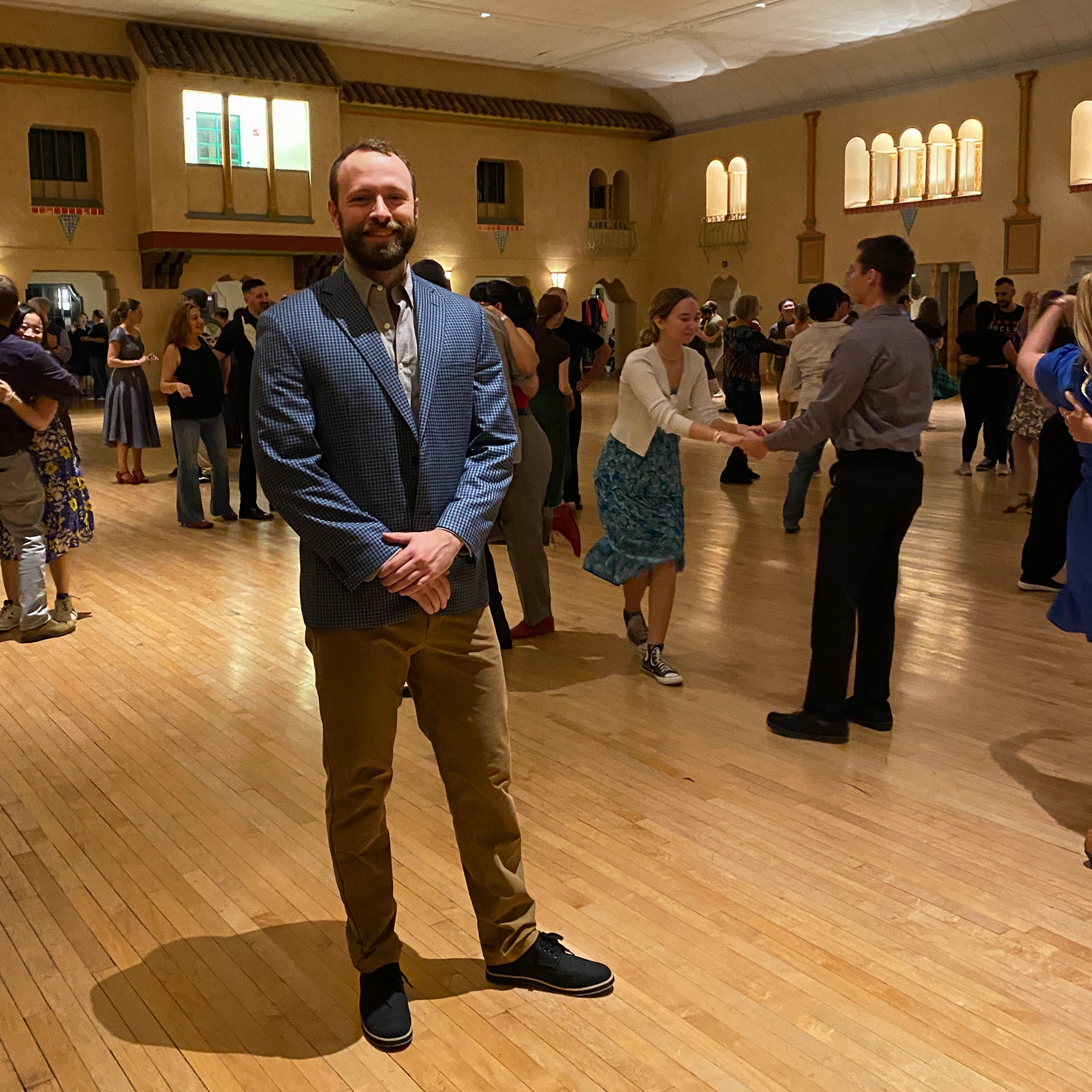 Aris Allen Men's Black Canvas Wingtip Feather Light Dance Shoes Cushion Boost