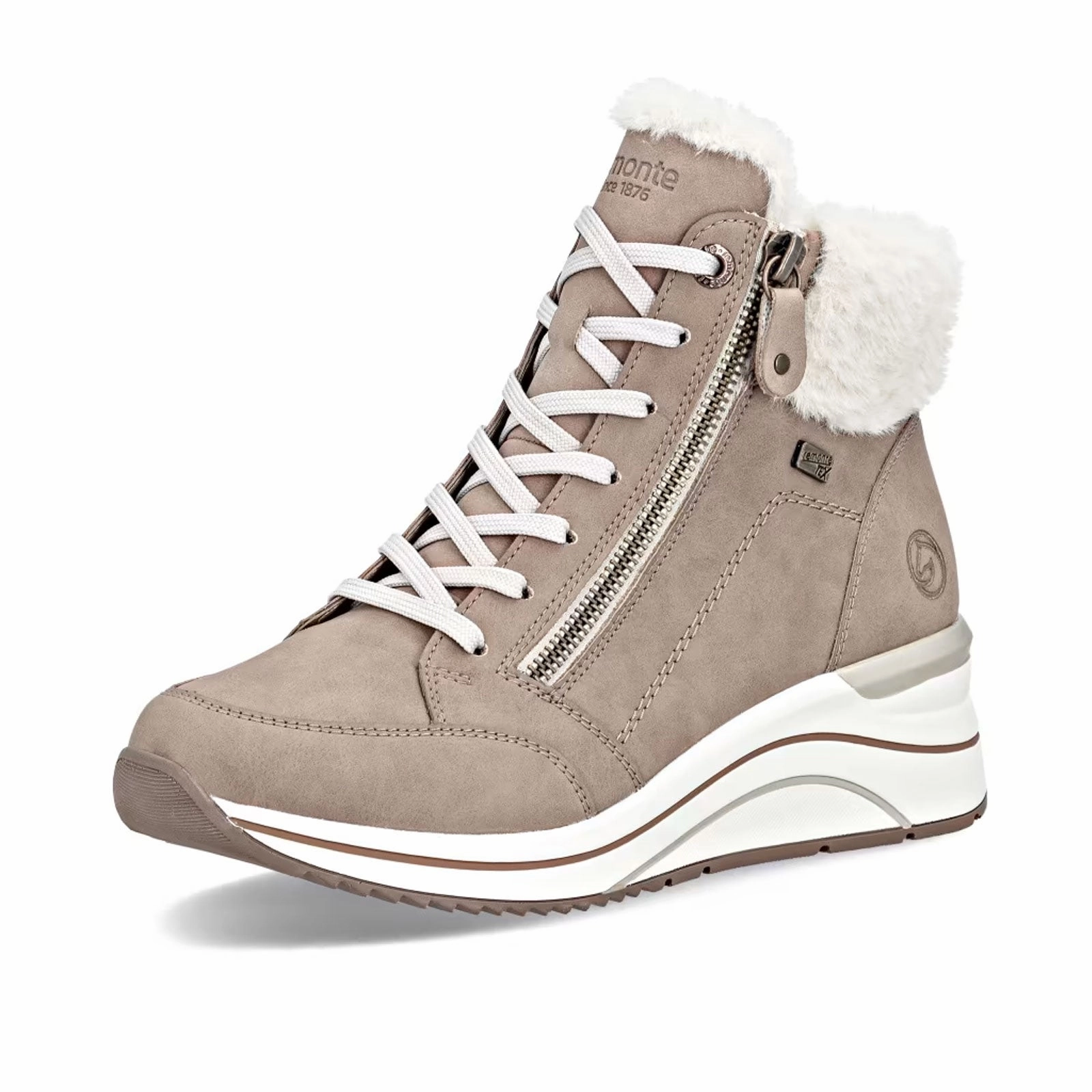 Remonte Eleni D0T77 Sneaker Boot (Women) - Camel/Cotton Soft Steps Fit Firm