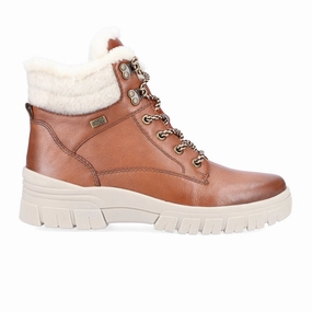 Inner Glow Step Safe Remonte Evi D0E71-24 Mid Winter Boot (Women) - Amaretto/Sand/Amaretto