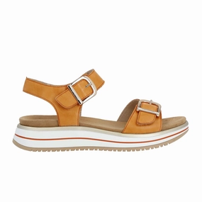 Lace Up Design Light Slip Remonte Jocelyn D1J51-38 Backstrap Sandal (Women) - Mandarin Lugano