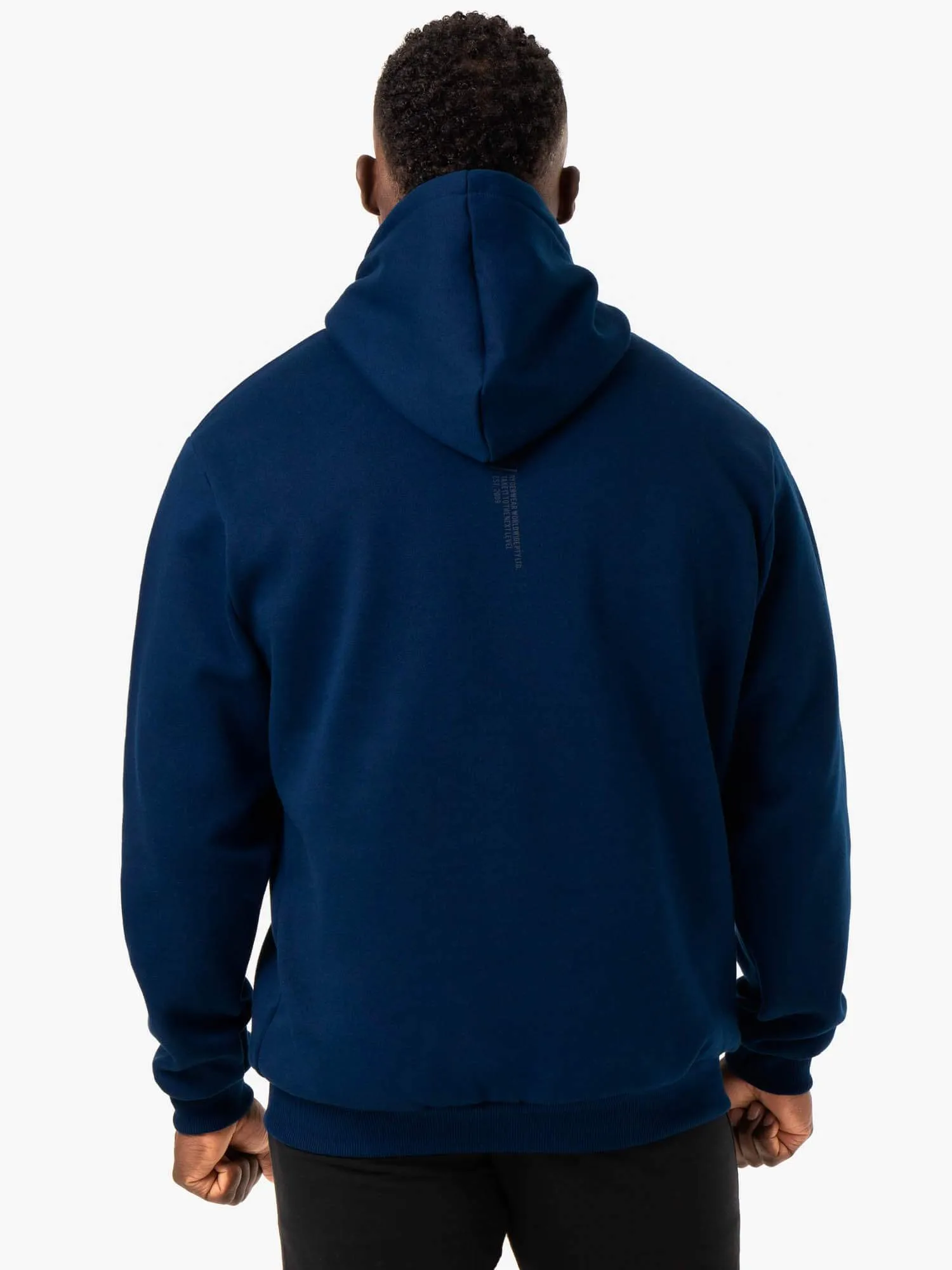 Reset Pullover Hoodie - Blue Cycling Apparel Seamless Shoulder