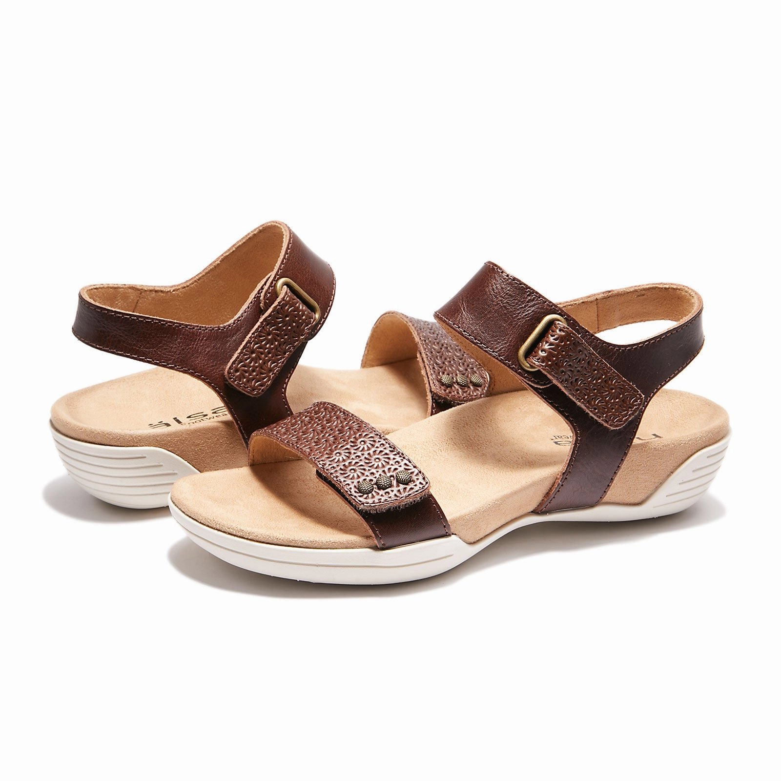 Quick On-The-Go Cozy Sandal Step Halsa Dominica Backstrap Sandal (Women) - Dark Brown