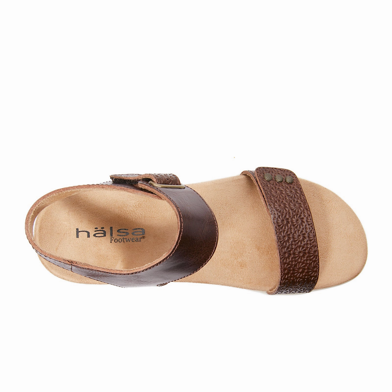Halsa Dominica Backstrap Sandal (Women) - Dark Brown Great Comfort Stable base