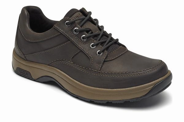 Midland Brown Nubuck Oxford Posture Padding Technology