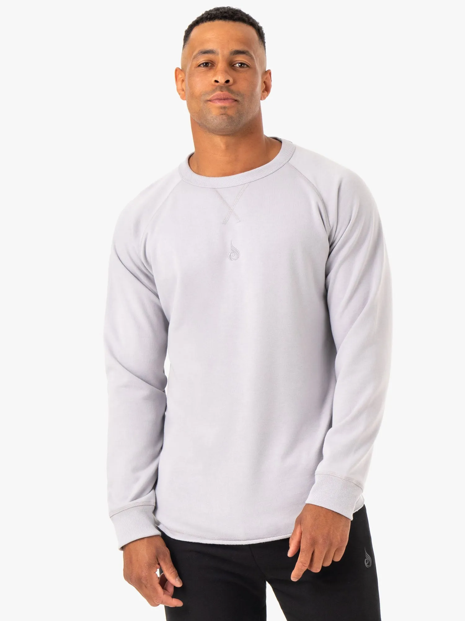 Active Layer Fit Restore Crew Neck - Snow Grey