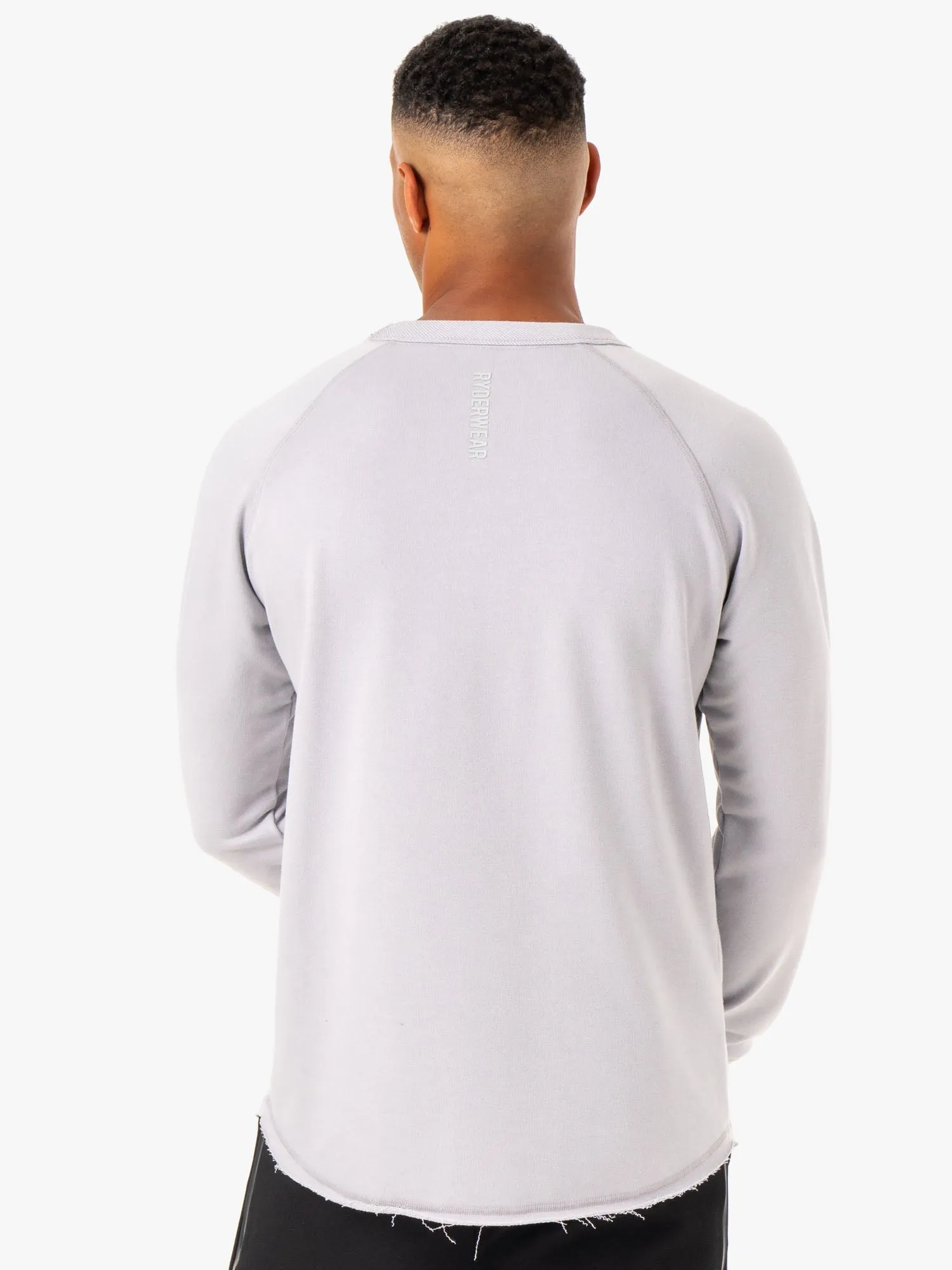 Restore Crew Neck - Snow Grey Shopping wear Safari Style