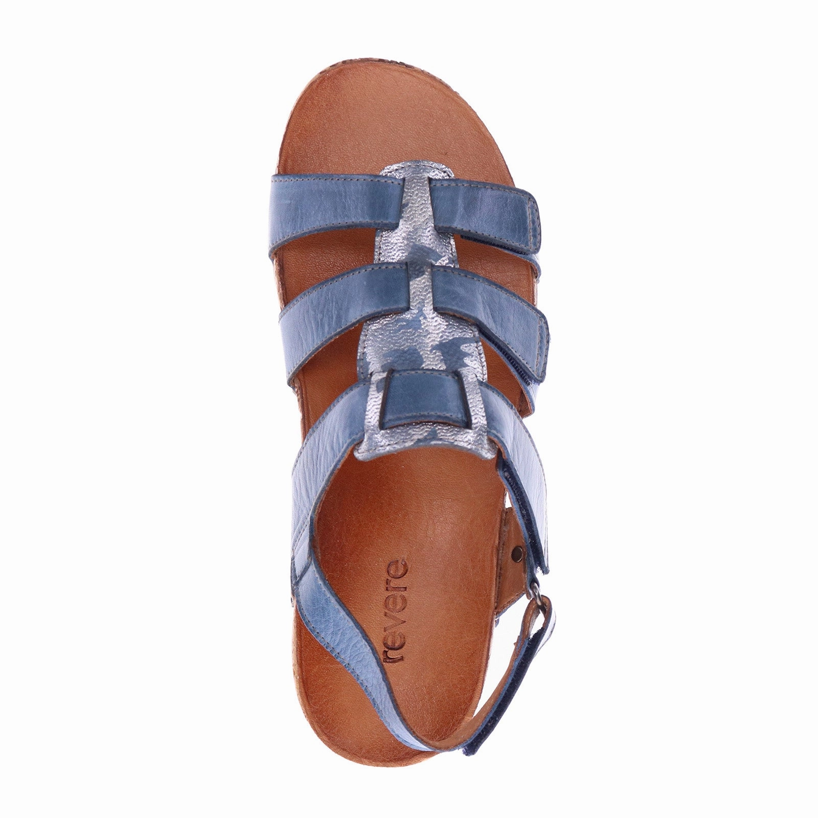 Quick Fit Relaxation Comfort Grip Revere Santorini Backstrap Sandal (Women) - Denim