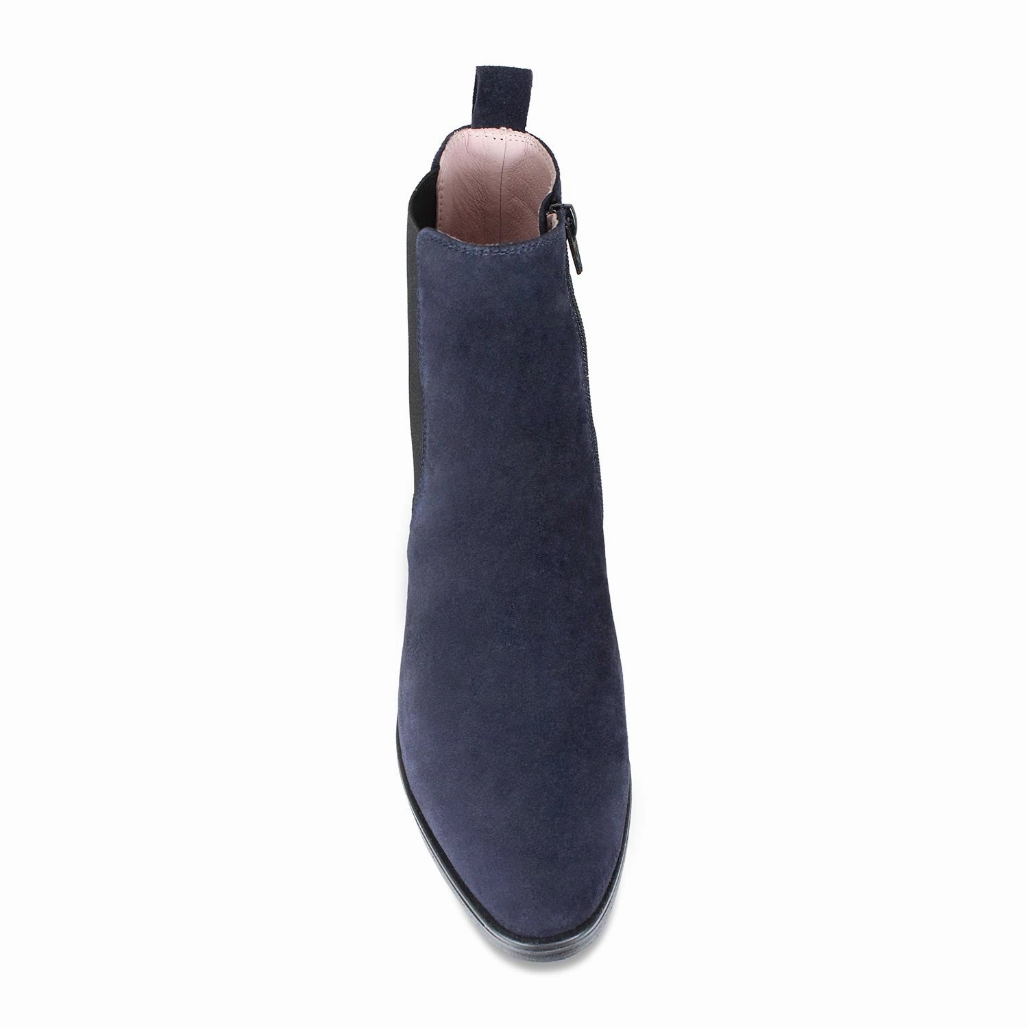 Cushioned Step Cold Weather Commuter Comfortable Grip Rider: Navy Suede