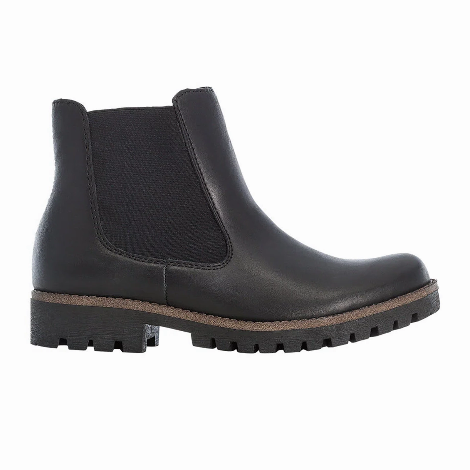 Rieker Payton 78570-00 Chelsea Boot (Women) - Black Lightweight Sole