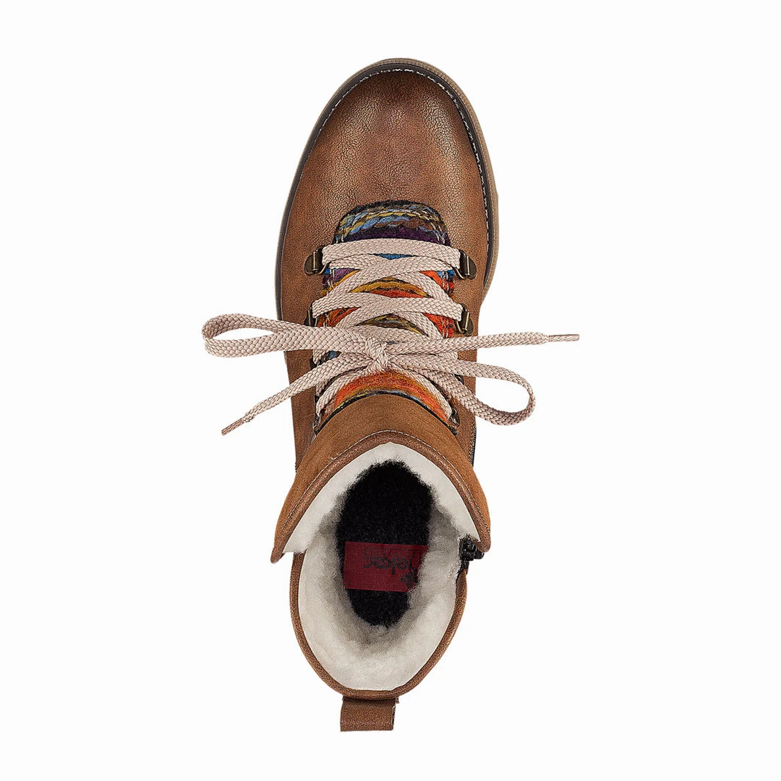 Casual Wear Slip-ons Rieker Peggy 70733-22 Mid Boot (Women) - Brown/Multi