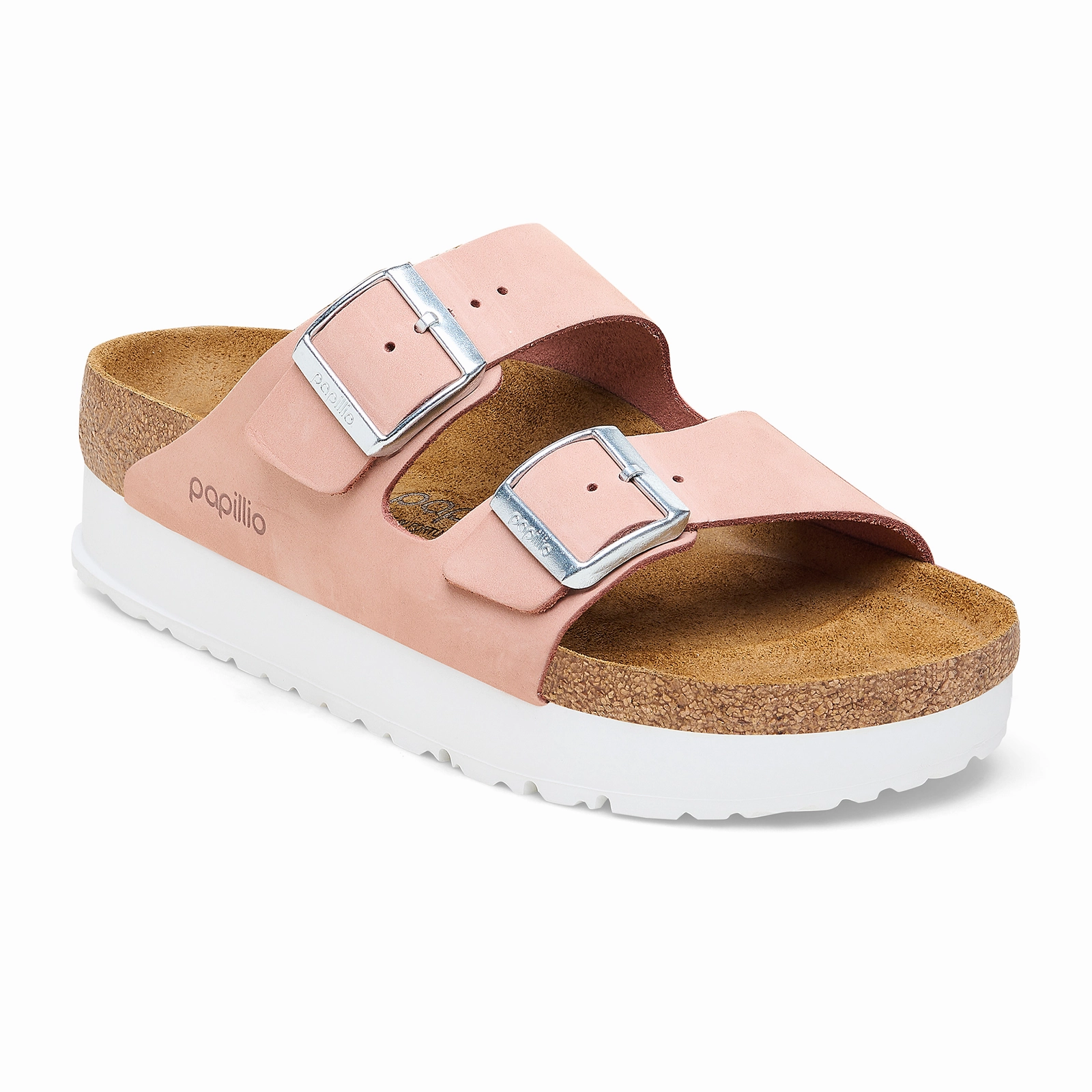 Beach Slip Easy to assemble Birkenstock Arizona Exquisite Flex Platform Slide Sandal (Women) - Soft Pink Nubuck