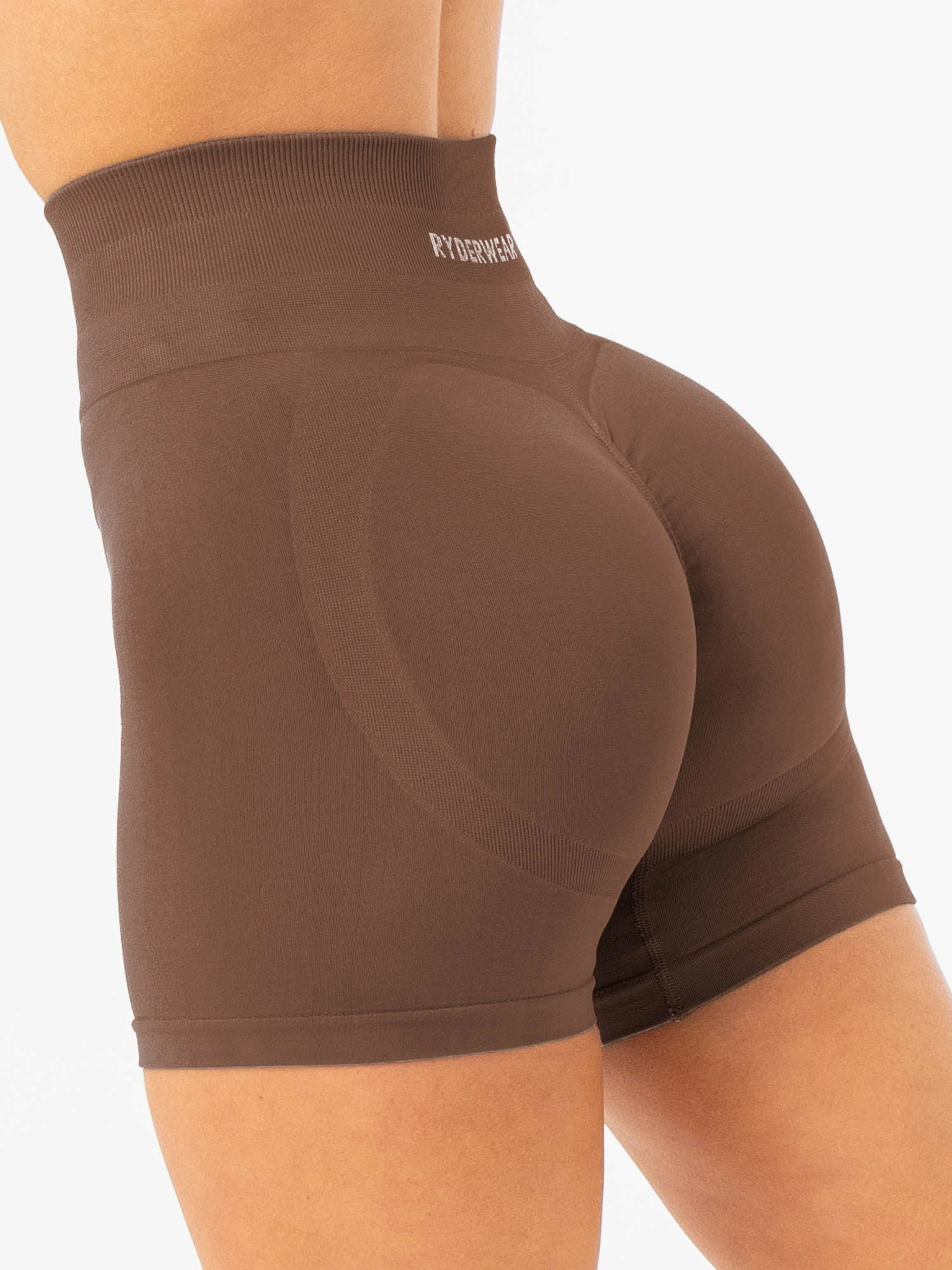 Quick Flex Fit Lift 2.0 BBL Seamless Shorts - Espresso