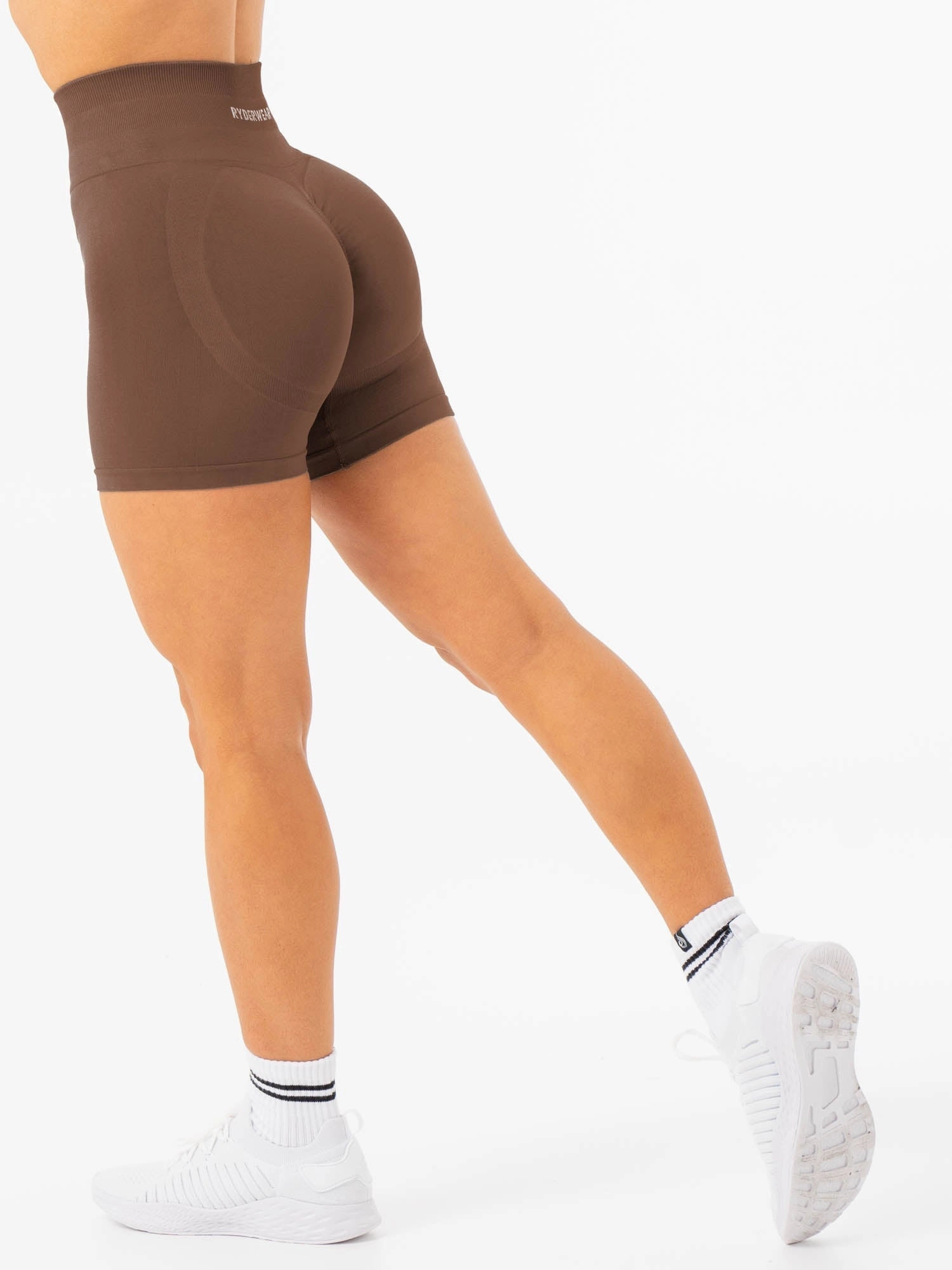 Athletic Look Lift 2.0 BBL Seamless Shorts - Espresso