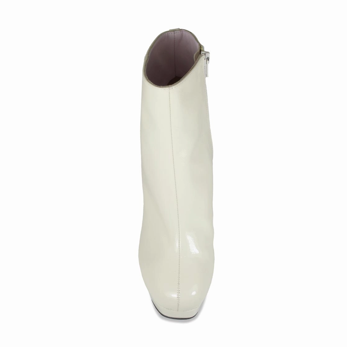 Slip   Resistant Lug Middle-Aged Man Ronda: Cream Patent Leather