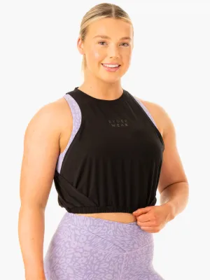 Rotation Tank - Black NonRestrictive Cut