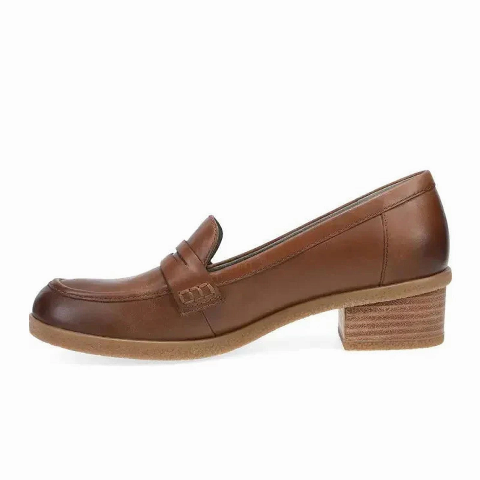 Dansko Danica Loafer (Women) - Tan Waterproof Burnished Breathable Cushioning Timeless Cushioning